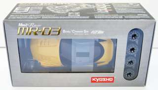 Kyosho Mini Z 32812Y Ferrari 599XX Yellow Version MR 03 Body/Chassis 