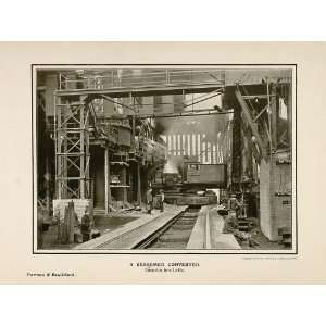  1908 Print Bessemer Converter Steel Mill Production 