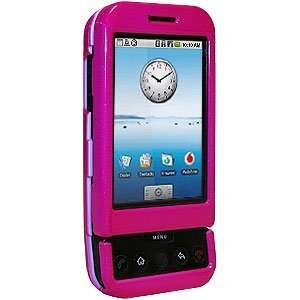  New Amzer Polished Hot Pink Snap Crystal Hard Case For Htc 