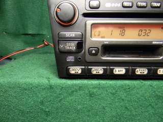 01 03 Lexus Is300 CD Cassette Radio IPOD AUX MP3 SAT Input WARRANTY 