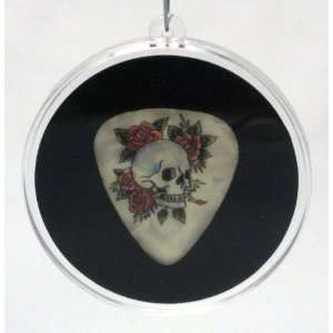 Ed Hardy Skull/Roses Guitar Pick With MADE IN USA Christmas Tree 