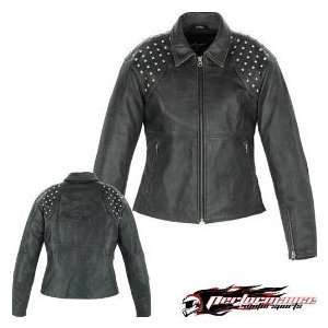 Alpinestars Stella Tokyo Leather Jacket , Color Black, Size 38 311 
