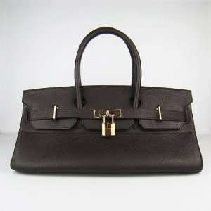  Hermes JPG Birkin Bag in Dark Brown with Clemence Leather 