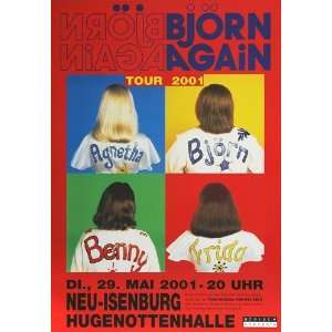  Björn Again   Live 2001   CONCERT   POSTER from GERMANY 