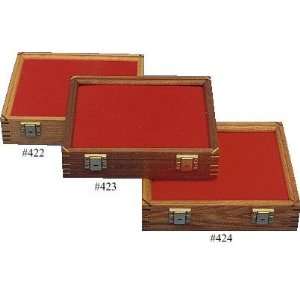  Oak Wood Display Case 9.5 x 12 x 2.875 Home & Kitchen