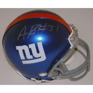 Aaron Ross Autographed New York Giants Replica Mini Helmet