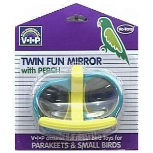  Vo Toys Twin Fun Mirror Bird Toy: Pet Supplies