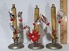 VINTAGE CHRISTMAS TREE TOPPER TWO CANDOLIERS C7 BULBS  