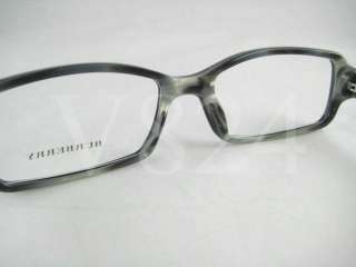 BURBERRY BE 2049 Eyeglass Blk Gry Horn BE2049 3084 51MM  