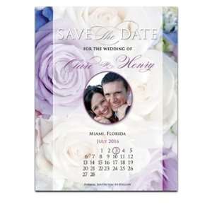    160 Save the Date Cards   Rose Bouquet Glee: Office Products
