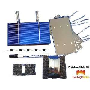   Solar Cells DIY Solar Panel Kit w/Wire Flux Diode: Patio, Lawn