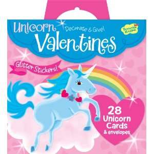  Kingdom / Unicorn Decorate & Give Valentine Cards: Toys & Games