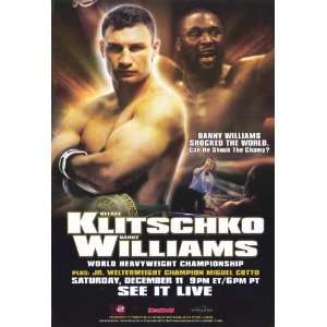  Vitali Klitschko vs Danny Williams Movie Poster (11 x 17 