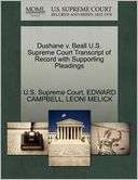 Dushane v. Beall U.S. Supreme Court Transcript of Record with 