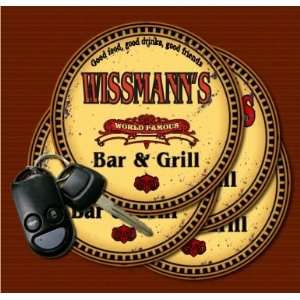  WISSMANNS Family Name Bar & Grill Coasters: Kitchen 