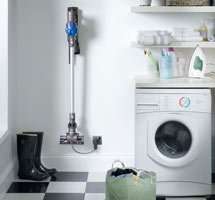 The Dyson Digital Slim includes a wall mounted docking station for 