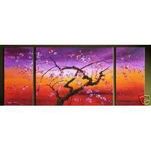  Hyper Tree Canvas Painting (Large 3 Pieces) Everything 