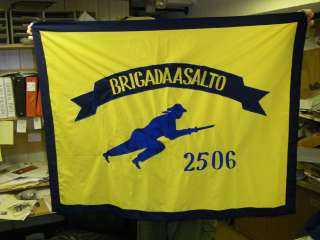 flag31 Cuban 2506th Brigade Unit Flag Bay of Pigs Invasion  