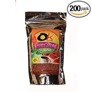 OK 100% pure & organic Coconut Nectar Sugar 4 PACK:  