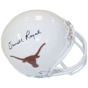 Darrell Royal signed Texas Longhorns Mini Helmet  Tri Star Hologram 