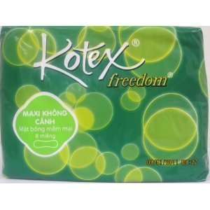  Kotex Freedom Maxi No Wings 8 Pads