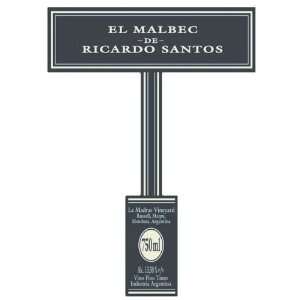  Ricardo Santos Malbec 2009 Grocery & Gourmet Food