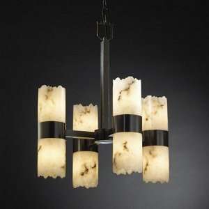   : Faux Alabaster 8 Light Up And Down Ceiling Light: Home Improvement