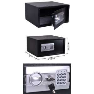   Cu. Inches Hotel Electronic Digital Safe Box Black: Office Products