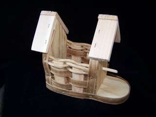 PREMIUM Wooden Birdhouse Basket by LONE TRAIL 6 x 3¼  