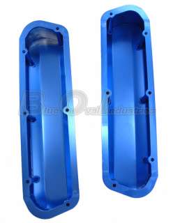 289 302 351W 5.0 Mustang Blue Aluminum Valve Covers  