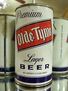 OLDE TYME LAGER MAIER OLD FLAT TOP BEER CAN 109 4 C  