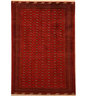 Area Rugs Handmade Persian Carpet Wool Turkoman 7 x 10  