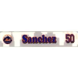 Duaner Sanchez #50 Mets Spring Training Game Used Locker Room 
