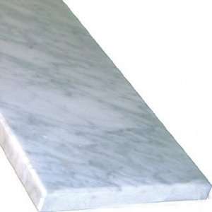   72 Arabescato Carara Marble Beveled Edge   Polished Window Sill Tile