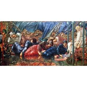  Hand Made Oil Reproduction   Edward Coley Burne Jones   24 