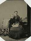 Civil War Daguerrotype Tintype Era 2 Young Men  