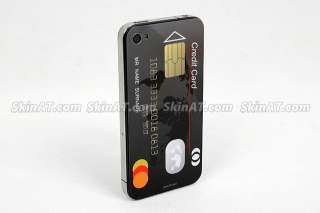 Bank Card Apple iPhone 4 Decal Sticker Skin Protector B  