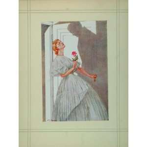  1936 Willy Pogany Woman Lovers Browning Sonnets Print 