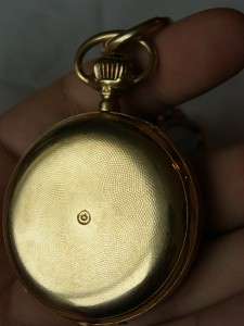 Wow! Rare antique 18k Gold&Enamel Pivoted Detent Chronometer Regulator 