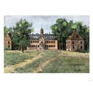  Early View of William and Mary College, Williamsburg 