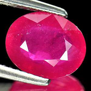 63 Ct. 10 x 8 Mm Oval Natural Purplish Pink Ruby Gems  