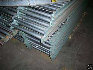 Used Interlake 18 x 96 Gravity Conveyor 1.2 Roller  