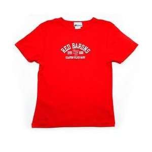  Scranton / Wilkes Barre Red Barons Womens Logo Babydoll T 