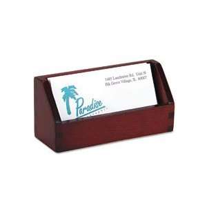   ROL94200   Rolodex Harmony Wood Business Card Holder: Office Products