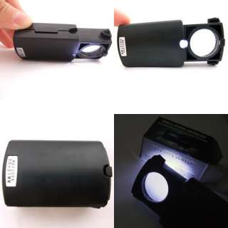 30X 25mm LED Jeweler Loupe Magnifying Glass Magnifier  