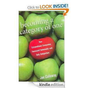   Commodity and Defy Comparison Joe Calloway  Kindle Store