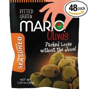 Mario Camacho Foods Herb and Spice Seasoned Brineless Pitted Green 