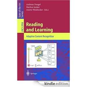  Reading and Learning: Adaptive Content Recognition eBook 