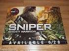   36 Promo Sign Poster NO GAME   SNIPER GHOST WARRIOR Xbox 360 PS3 PC