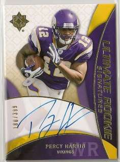 Percy Harvin VIKINGS 09 UD Ultimate Rookie RC Auto /399  